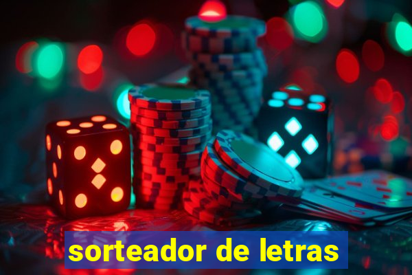 sorteador de letras